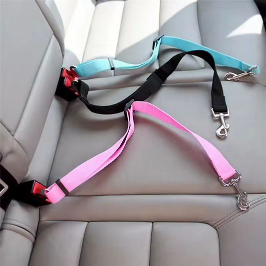 Dog leash for car seat