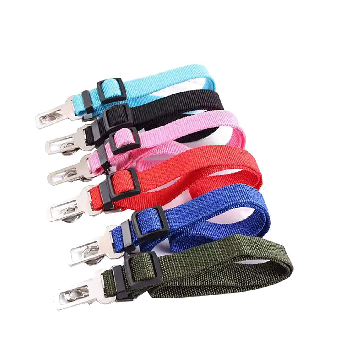 Dog leash for car seat